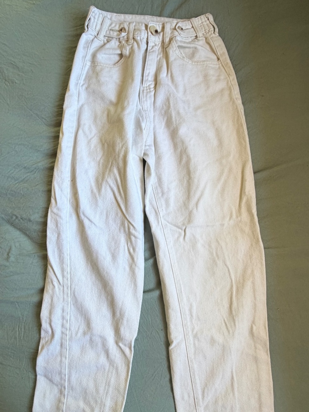 YesStyle White High Waist Pants